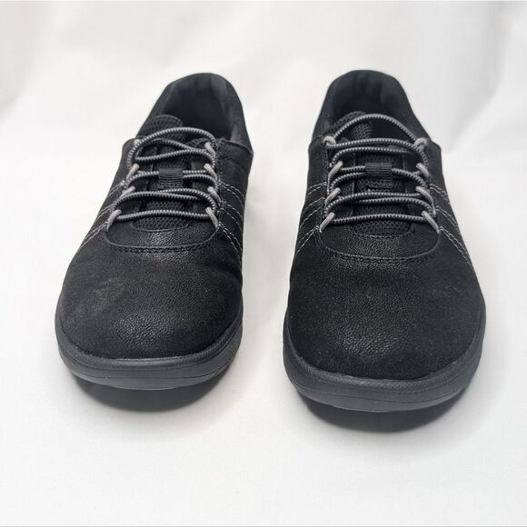 Clarks Women's Adella Stroll  Slip On Sneaker Black Shoes Cloudsteppers Walking - Picture 3 of 7